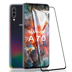 glaze accessories edge to edge shatterproof tempered glass screen for samsung galaxy a70  a70s