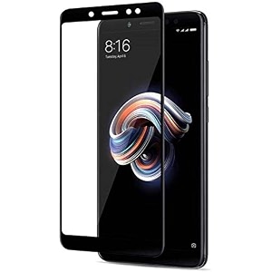 glaze accessories edge to edge shatterproof tempered glass screen for mi redmi note 5 pro