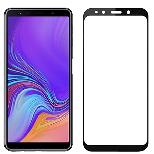 glaze accessories edge to edge shatterproof tempered glass screen for samsung galaxy a7 2018