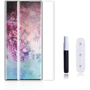 glaze accessories tempered glass design for samsung galaxy s20 ultra advanced border less full edge to edge 3d curved uv screen protector and easy installation kit