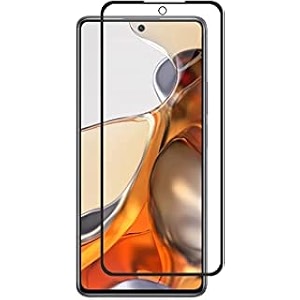 glaze accessories tempered glass screen protector compatible for mi redmi note 11t  11t pro  10  10s with edge to edge full screen boarder coverage and with easy installation kit