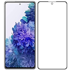 glaze accessories tempered glass screen protector compatible for samsung galaxy s20 fe  s23 fe  s21 fe edge to edge coverage and with easy installation kit