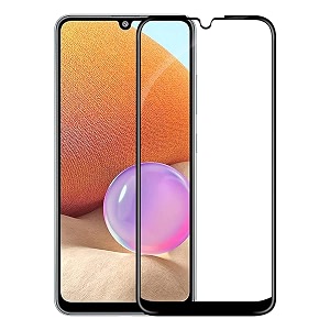 glaze accessories tempered glass screen protector compatible for samsung galaxy a32  a33  a22  a50 edge to edge coverage and with easy installation kit
