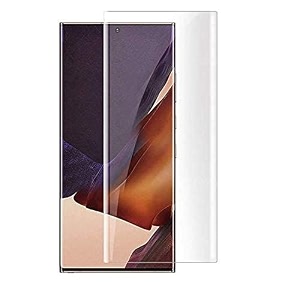 glaze accessories tempered glass screen protector compatible for samsung galaxy note 20 ultra uv edge to edge coverage and with easy installation kit