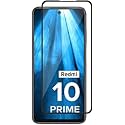 Glaze Accessories tempered Glass Screen Protector Compatible For Mi Redmi 10 PRIME with Edge to Edge Full Screen Boarder Coverage and with Easy Installation Kit