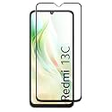 Glaze Accessories tempered Glass Screen Protector Compatible For Mi Redmi 13C with Edge to Edge Full Screen Boarder Coverage and with Easy Installation Kit