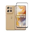 Glaze Accessories Tempered Glass Screen Protector Compatible For MOTOROLA Edge 50 Neo | G45 with Edge to Edge Coverage and with Easy Installation Kit