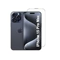 Glaze Accessories tempered Glass Screen Protector Compatible For iPhone 14 PLUS | 15 Pro Max Edge To Edge Coverage and with Easy Installation Kit