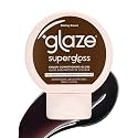 Glaze Supergloss Color Conditioning Gloss – Hydrating Semi-Permanent Color Hair Gloss & Shine Boost – For Natural Medium to Dark Brown Hair – 6.4 Fl Oz - Blazing Brown