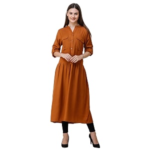 Glazed Ginger Gathered Top