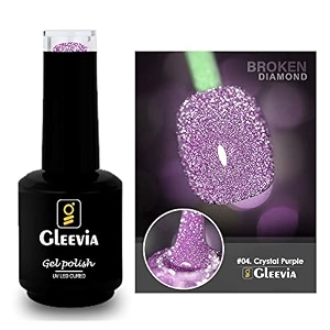 disco glitter finish light reflective uv gel nail polish broken diamond flashing sparkly gel nail polish 15ml