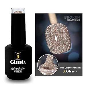 disco glitter reflective uv gel nail polish 15ml  broken diamond flash sparkly gel  high shine long-lasting chip-resistant  uvled cure  salon-quality nail art