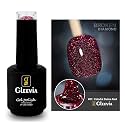 Disco Glitter Finish UV Gel Nail Polish 15ml, Light Reflective Broken Diamond Sparkly Flash Gel, High Shine Long Lasting, UV/LED Cure Salon Finish Nail Art Gel
