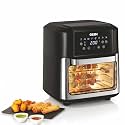 Glen Digital Air Fryer Oven for Home, 12 Litre, 2000W, 8 Preset Function, Rotisserie, Digital Display &amp; Controls, Airfryer to Dehydrate, Bake, Roast, Toast with Less Oil, 8 Accessories (SA 3040 DSS)
