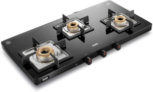 Glen Ultra Slim Glass Gas Stove with