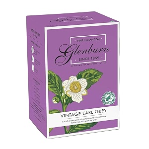 glenburn earl grey pyramid silk tea bag 20pc - fresh and direct from khongea tea estate i savour the flavour of premium leaf tea