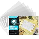 Glenmal 200 Pack Sheet Protectors, 11 x 17 3 Hole Page Protectors
