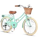 Glerc 20 24 26 Inch Beach Cruiser Bike for Over 6 Years Old Girls and Teen