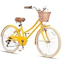 Glerc 20 24 26 Inch Beach Cruiser Bike for Over 6 Years Old Girls and Teen