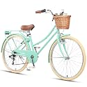 Glerc 20 24 26 Inch Beach Cruiser Bike for Over 6 Years Old Girls and Teen
