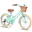 Glerc 20 24 26 Inch Beach Cruiser Bike for Over 6 Years Old Girls and Teen