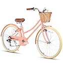 Glerc 20 24 26 Inch Beach Cruiser Bike for Over 6 Years Old Girls and Teen