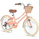 Glerc 20 24 26 Inch Beach Cruiser Bike for Over 6 Years Old Girls and Teen