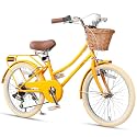 Glerc 20 24 26 Inch Beach Cruiser Bike for Over 6 Years Old Girls and Teen