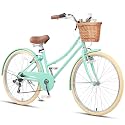 Glerc 20 24 26 Inch Beach Cruiser Bike for Over 6 Years Old Girls and Teen