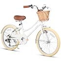 Glerc 20 24 26 Inch Beach Cruiser Bike for Over 6 Years Old Girls and Teen
