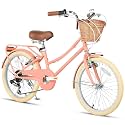 Glerc 20 24 26 Inch Beach Cruiser Bike for Over 6 Years Old Girls and Teen