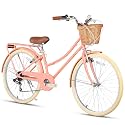 Glerc 20 24 26 Inch Beach Cruiser Bike for Over 6 Years Old Girls and Teen