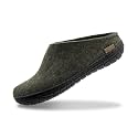 Glerups 100% quality wool mix Slipper with rubber sole - Unisex Slip-on