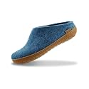 Glerups 100% quality wool mix Slipper with rubber sole - Unisex Slip-on