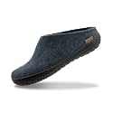Glerups 100% quality wool mix Slipper with rubber sole - Unisex Slip-on