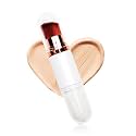 Gleva 4 in 1 Travel Portable Makeup Brush Set, Mini Lip Brush Foundation Blending Powder Eye Shadow Brush for Women Facial Cosmetics Makeup Brush Set (White)