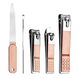 Gleva 5 Pcs Nail Cutter Set Stainless