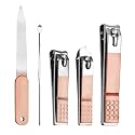 Gleva 5 Pcs Nail Cutter Set Stainless
