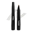 Gleva Eyebrow Pen with 4 Micro-Fork Tip Applicator, Long-lasting Waterproof and Smudgeproof Makeup Brow Pen, One Swipe Application with Micro Precision, Long-Lasting (Light Brown)
