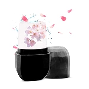 gleva facial beauty ice roller skin care tools brighten skin amp enhance natural glow silicone ice mold for face beauty upgrated diamond ice facial roller black diamond