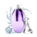 Gleva Facial Beauty Ice Roller Skin Care Tools, Brighten Skin &amp; Enhance Natural Glow, Silicone Ice Mold for Face Beauty, Upgrated Diamond Ice Facial Roller (Purple Spray)