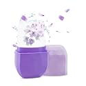 Gleva Facial Beauty Ice Roller Skin Care Tools, Brighten Skin &amp; Enhance Natural Glow, Silicone Ice Mold for Face Beauty, Upgrated Diamond Ice Facial Roller (Purple Diamond)