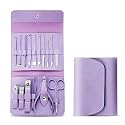 Gleva Manicure Set Nail Clipper Kit - 16 Pieces Stainless Steel Manicure Kit - Nail Care Tools for Hand &amp; Feet - Nail Clippers Pedicure Professional Grooming Kits for Facial Care, Hand Care, Foot Care (Assorted Color)