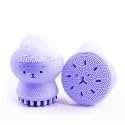 Gleva Face Scrubber Massage Glove, Silicone Face Cleanser &amp; Body Massaging, Manual Facial Cleansing Massager Brush for Exfoliating, Blackhead Remover Brush (Blue)