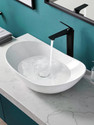 Glexero SUV Super White Best Quality Super White Trending Style Countertop Wash Basin Table Top Basin (White)