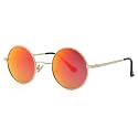 Gleyemor Polarized Round Sunglasses for Men Women Small Circle Glasses