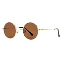 Gleyemor Polarized Round Sunglasses for Men Women Small Circle Glasses