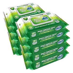 glider multipurpose skin and surface wipes with flip-top  gentle amp effective cleaning  removes dirt germs amp impurities  pack of 10  720 wipes