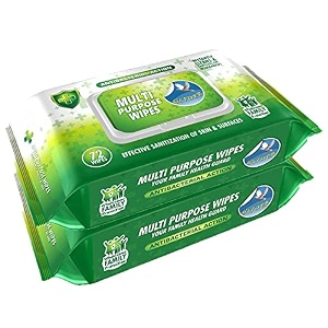 glider multipurpose skin and surface wipes with flip-top pack of 2 144 wipes