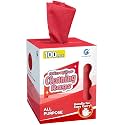 GLIMGLINT Microfiber Cleaning Cloth 100 Pack, Reusable Paper Towels 11 x 9